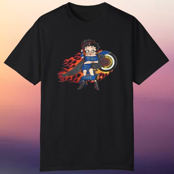 Brooke B Other - Betty Boop T-Shirt Vintage 1992 Born To Ride Cartoon Fan Graphic Retro 73